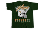 the 3o5 - Miami's Football Team - U100: Championship  Tee - CANE GREEN
