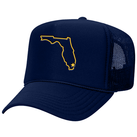 the 3o5 - Trucker - CATS CHAMPION CAP - Navy/Yellow